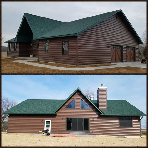 house colors for green metal roof|green roof what color siding.